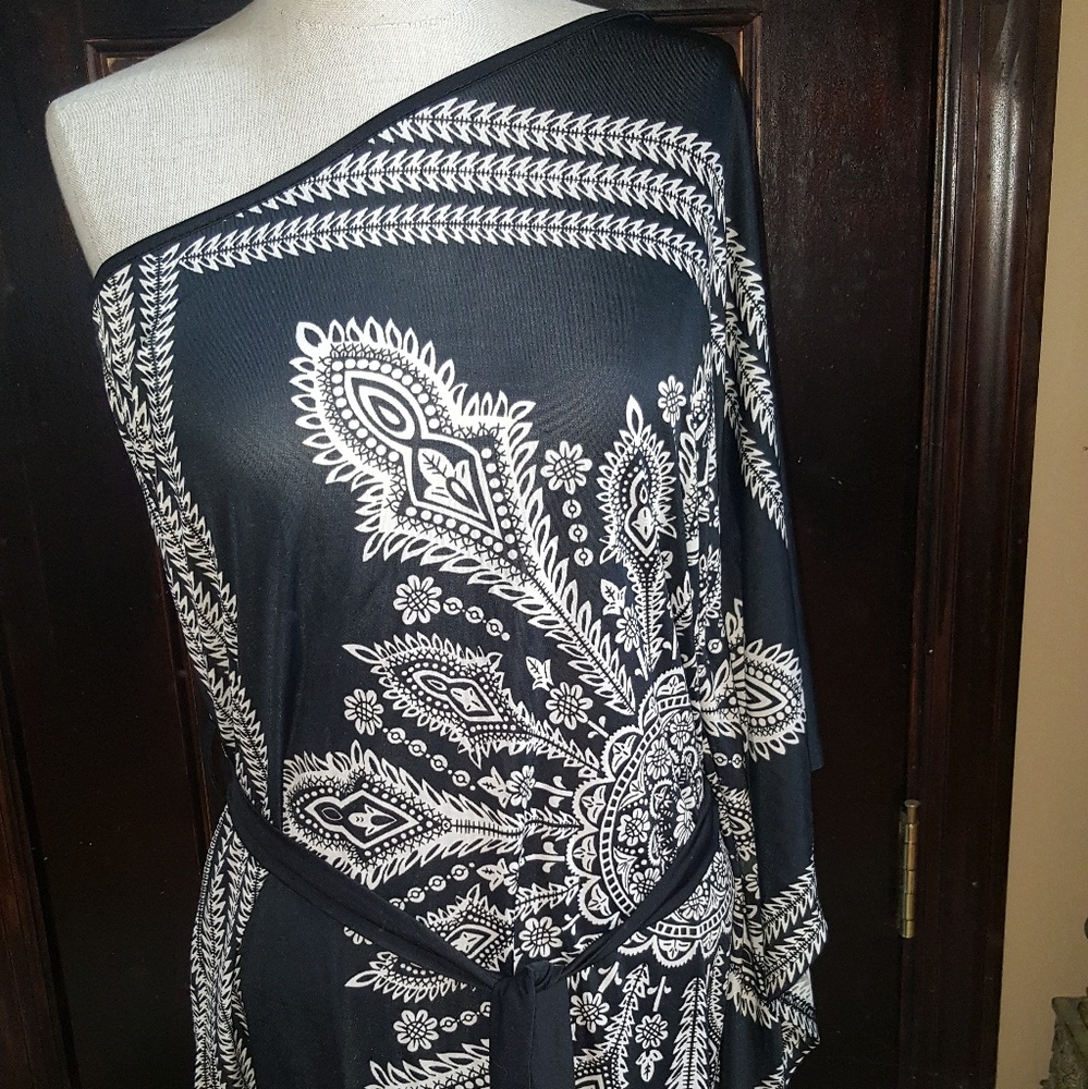 Off The Shoulder Kimono Blouse